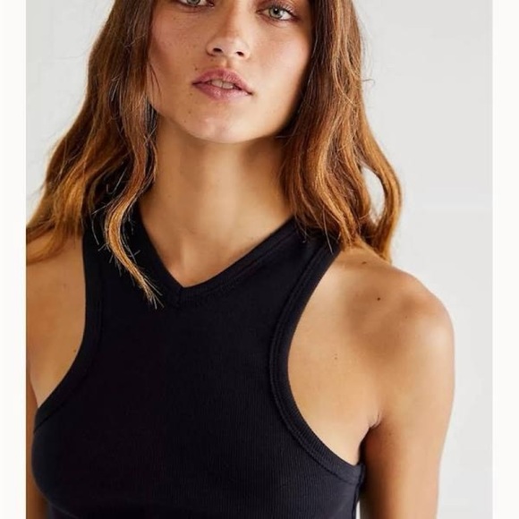 NWOT - Free People We The Free Women's Gold Valley Racerback Tank Top - Size XS - Picture 2 of 7